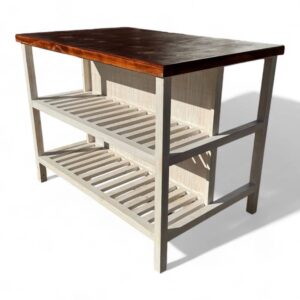 isla rústica de cocina