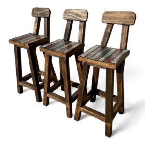 taburetes con respaldo