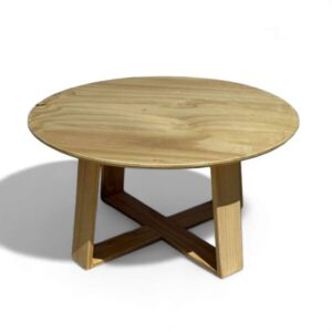 Mesa de centro rústica minimalista