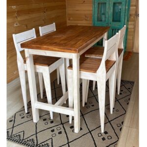 mesa rústica de comedor