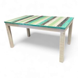 Mesa rústica colores aguados  y estilo Albayalde