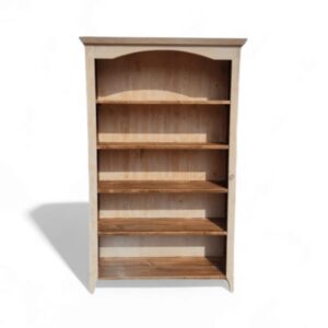 Estantería rústica blanco decapado