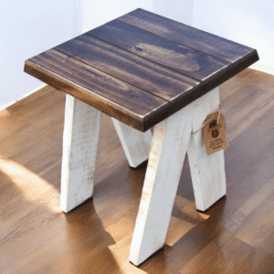 mesa lateral cafe nogal