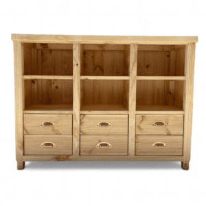 buffet rústico 6 cajones