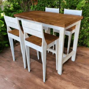 mesa rústica de comedor