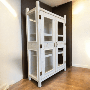 Vitrina rústica Roma blanco Albayalde