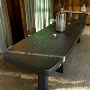 mesa de centro rústica