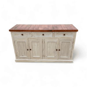 buffet rústico 4 puertas