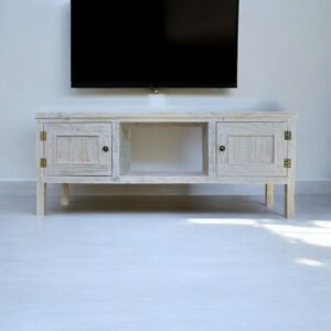 rack rustico blanco albayalde