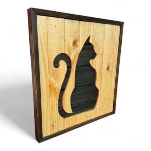 cuadro decorativo gato