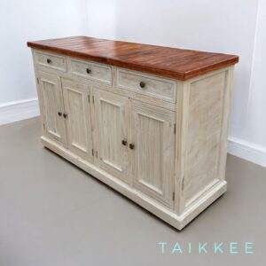 buffet rústico 4 puertas