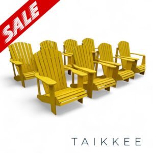Pack 6 sillas Adirondack de descanso, colores a elección