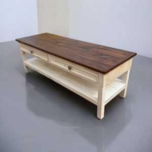 mesa de centro de madera