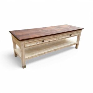 mesa de centro de madera