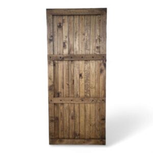 puerta rústica de madera