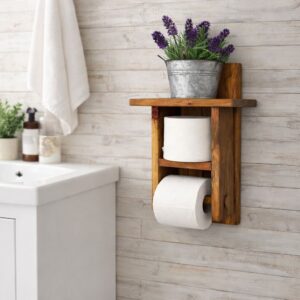 porta papel rústico